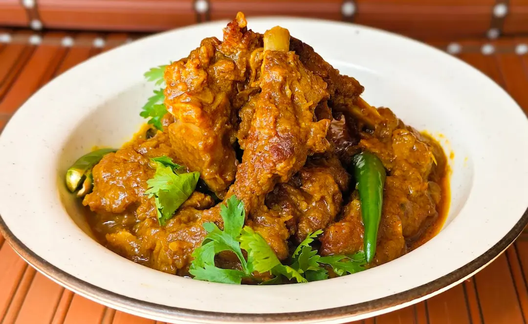 Kosha Mangsho – slow-cooked Bengali mutton